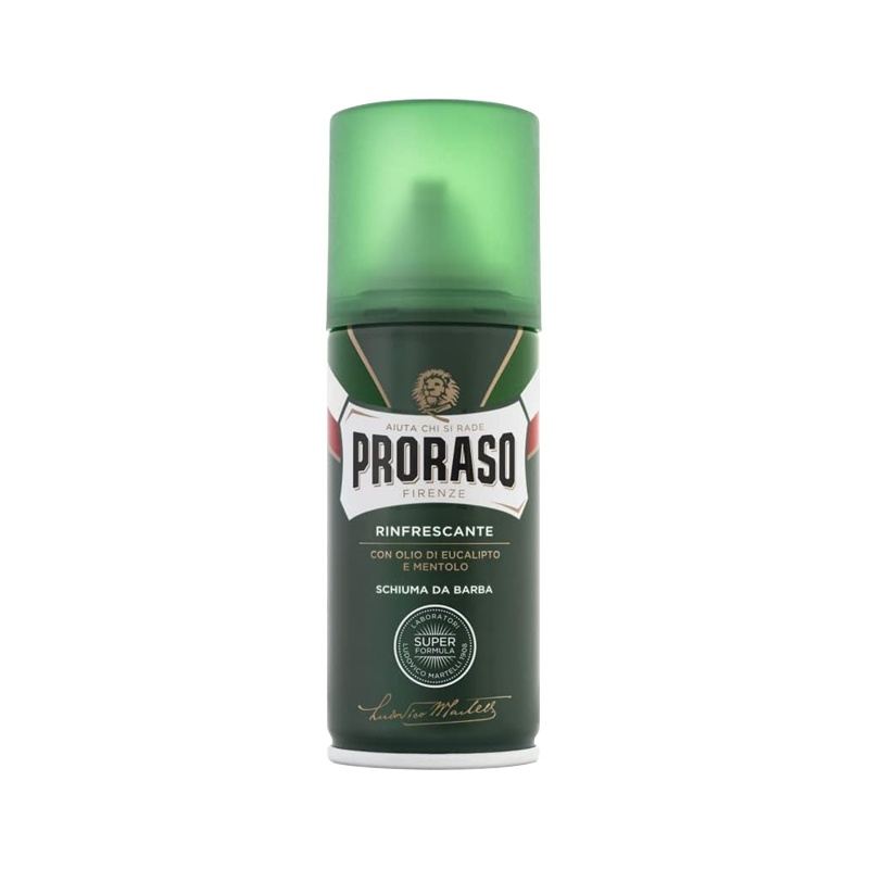 商品Proraso|男士剃须清爽泡沫100ml 桉树香型刮胡子泡沫快速软化,价格¥110,第2张图片详细描述