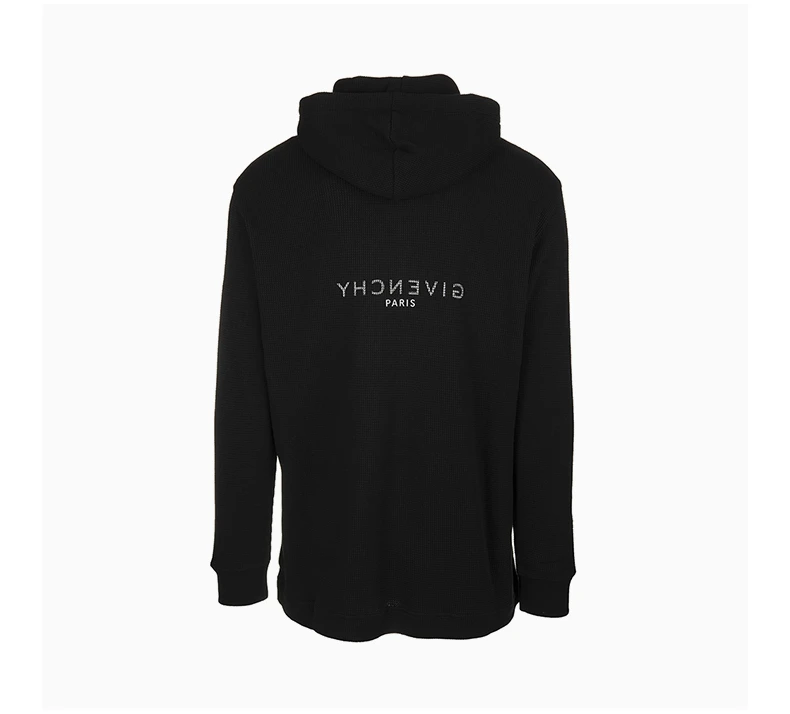 商品Givenchy|GIVENCHY 黑色男士卫衣/帽衫 BMJ0E030RX-001,价格¥3724,第5张图片详细描述