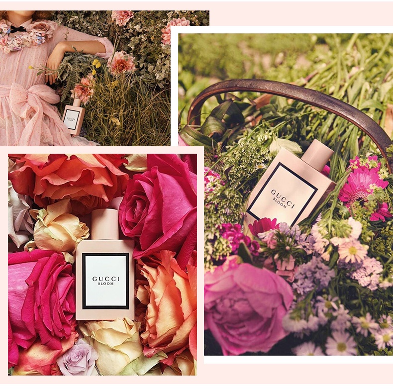 商品[国内直发] Gucci|【繁花盛宴】GUCCI 古驰 花悦绽放 粉色繁花 淡香精 30毫升/50毫升/100毫升,价格¥530,第1张图片详细描述