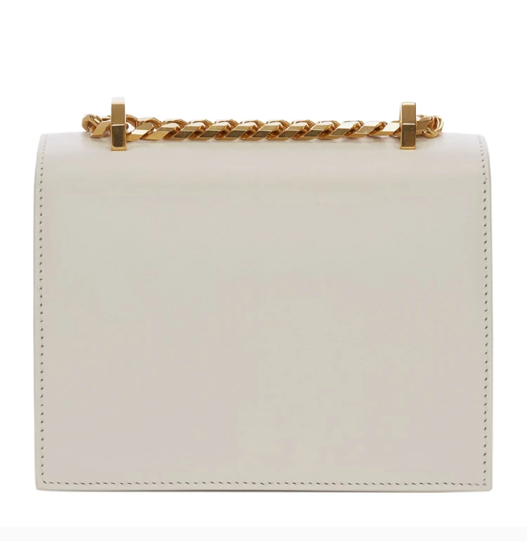 商品[国内直发] Alexander McQueen|Alexander McQueen 亚历山大·麦昆 女士白色单肩斜挎小方包 558541-CMO0T-9004,价格¥8484,第7张图片详细描述
