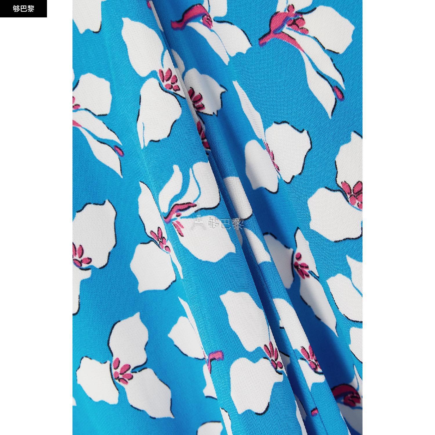 商品Diane von Furstenberg|包邮包税【预售7天发货】 DIANE VON FURSTENBERG 23秋冬 女士 连衣裙 Timmy 缩褶花卉印花弹力平纹布中长连衣裙 1647597303930870 DVFDL1R006GFMSB ,价格¥4808,第7张图片详细描述