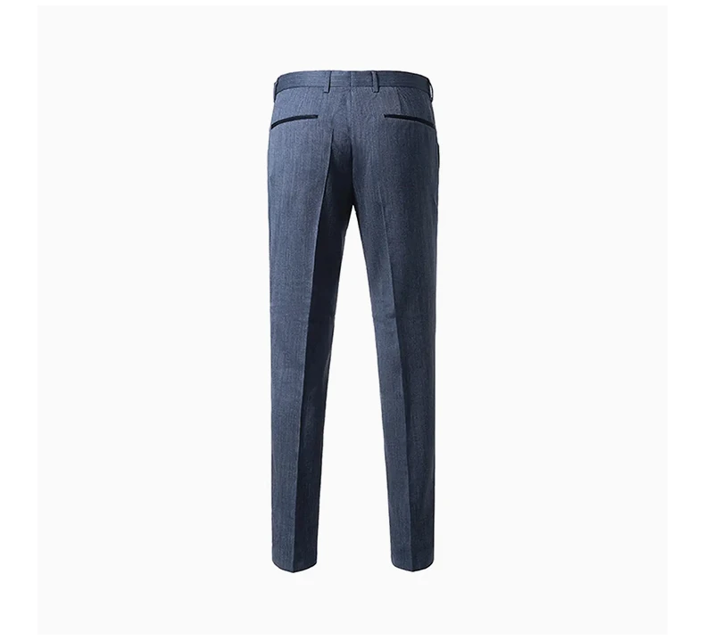 商品Hugo Boss|HUGO BOSS 男士蓝色条纹羊毛西装裤 GIDO-50412193-423,价格¥1314,第6张图片详细描述