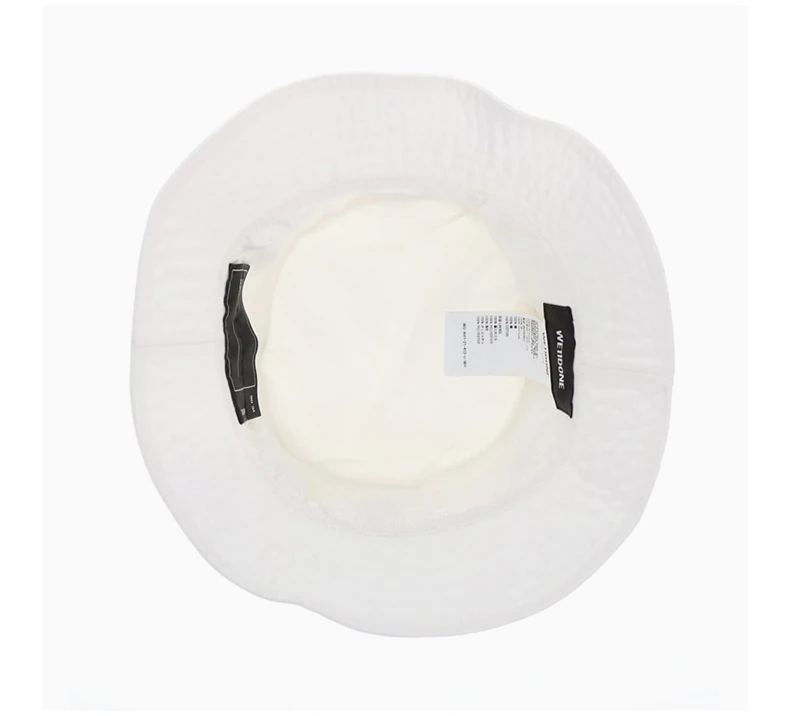 商品We11done|WE11DONE 中性白色方形logo渔夫帽 WD-AH1-21-413-U-WH,价格¥428,第3张图片详细描述