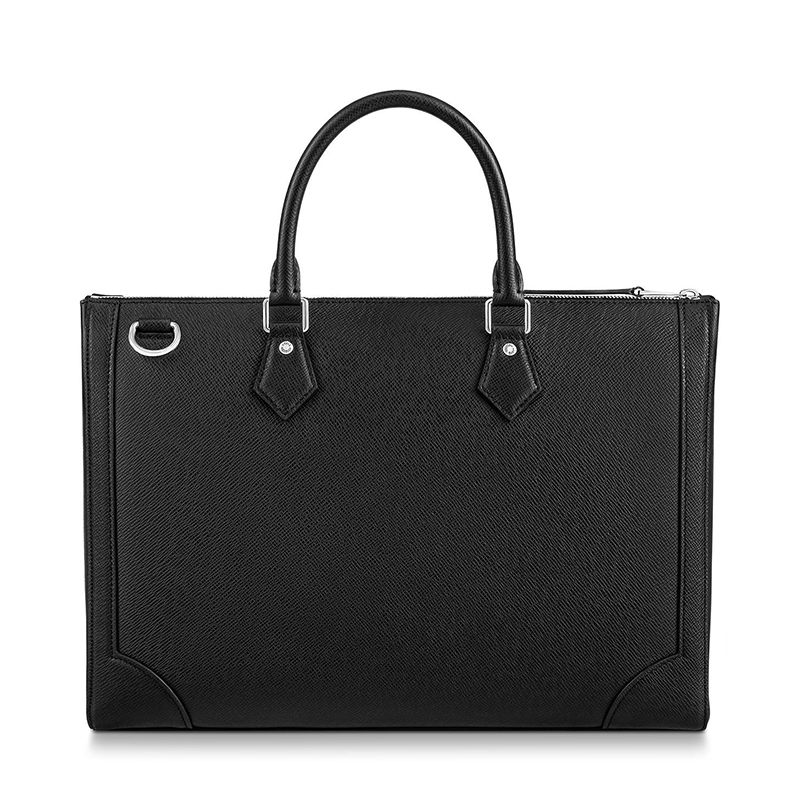 商品Louis Vuitton|预售十天 Louis Vuitton/路易威登 22春夏新款SLIM系列 男士黑色牛皮革银扣配可拆卸肩带单肩斜挎手提公文包M30810,价格¥21700,第4张图片详细描述
