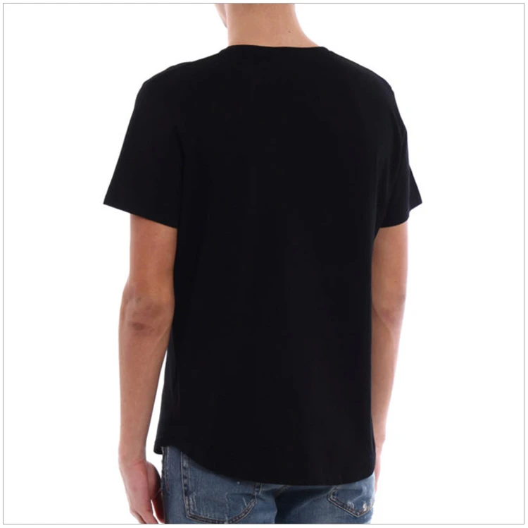 商品Dolce & Gabbana|Dolce&Gabbana 杜嘉班纳 男士黑色圆领半袖 G8IG8T-FH7OF-HNP30,价格¥1297,第5张图片详细描述