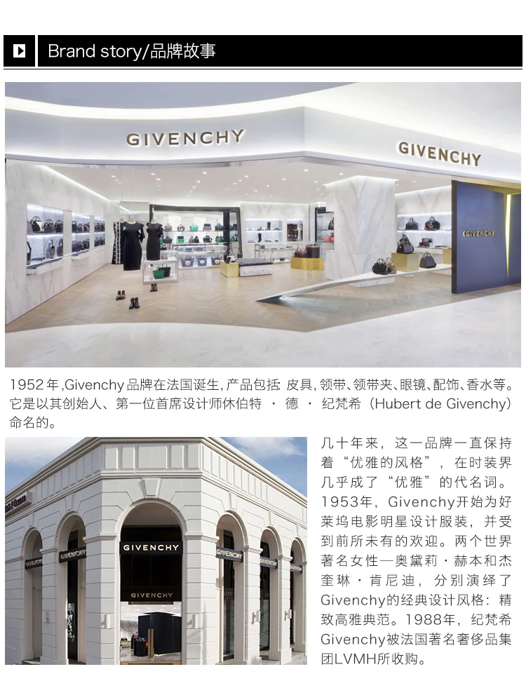 商品[国内直发] Givenchy|Givenchy 纪梵希 黑色羊毛丝羊绒V领女士长袖上衣 17X7845502-001,价格¥4919,第22张图片详细描述
