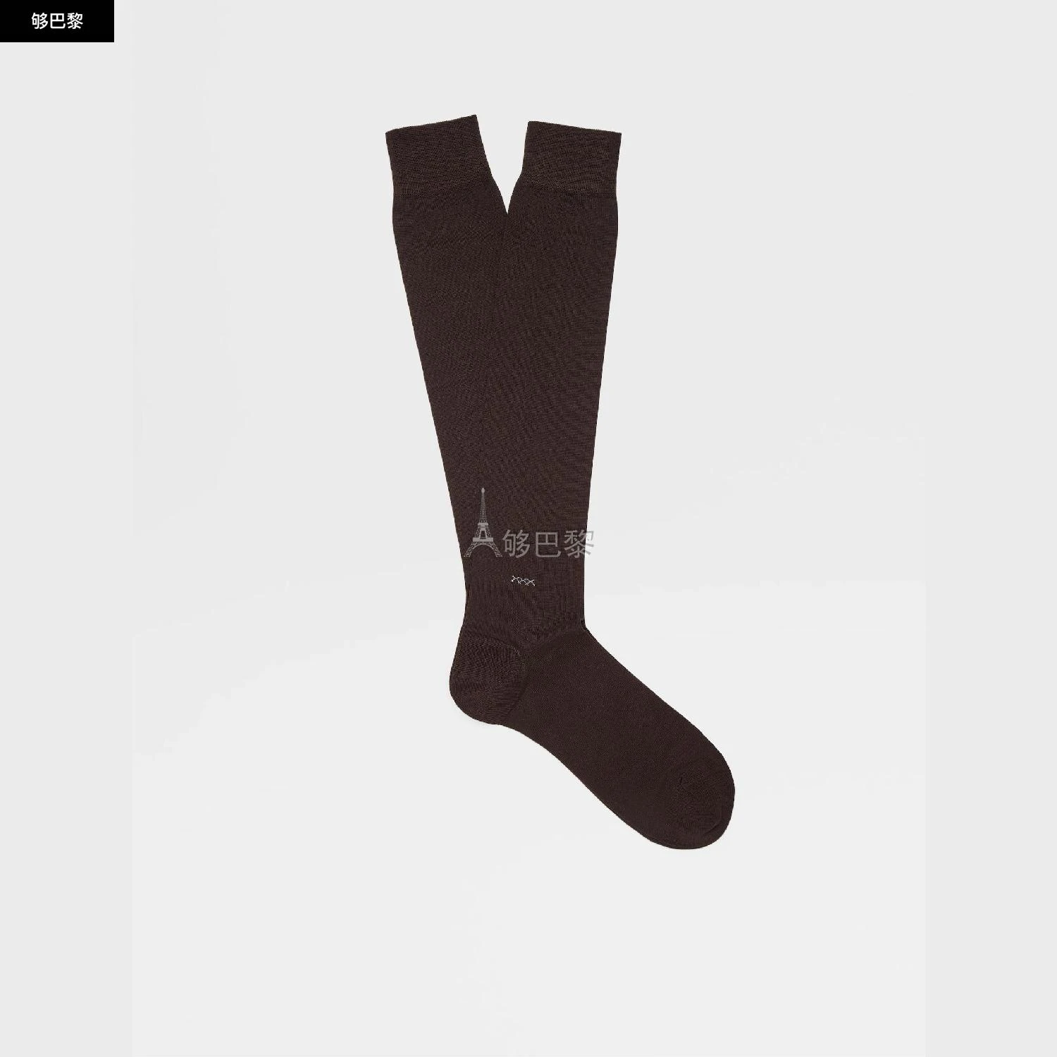 商品Zegna|包邮包税【预售7天发货】 ZEGNA杰尼亚 23秋冬 男士 袜子 OASI BARK EVERYDAY TRIPLE X MID CALF SOCKS N5V40-526-202,价格¥512,第3张图片详细描述