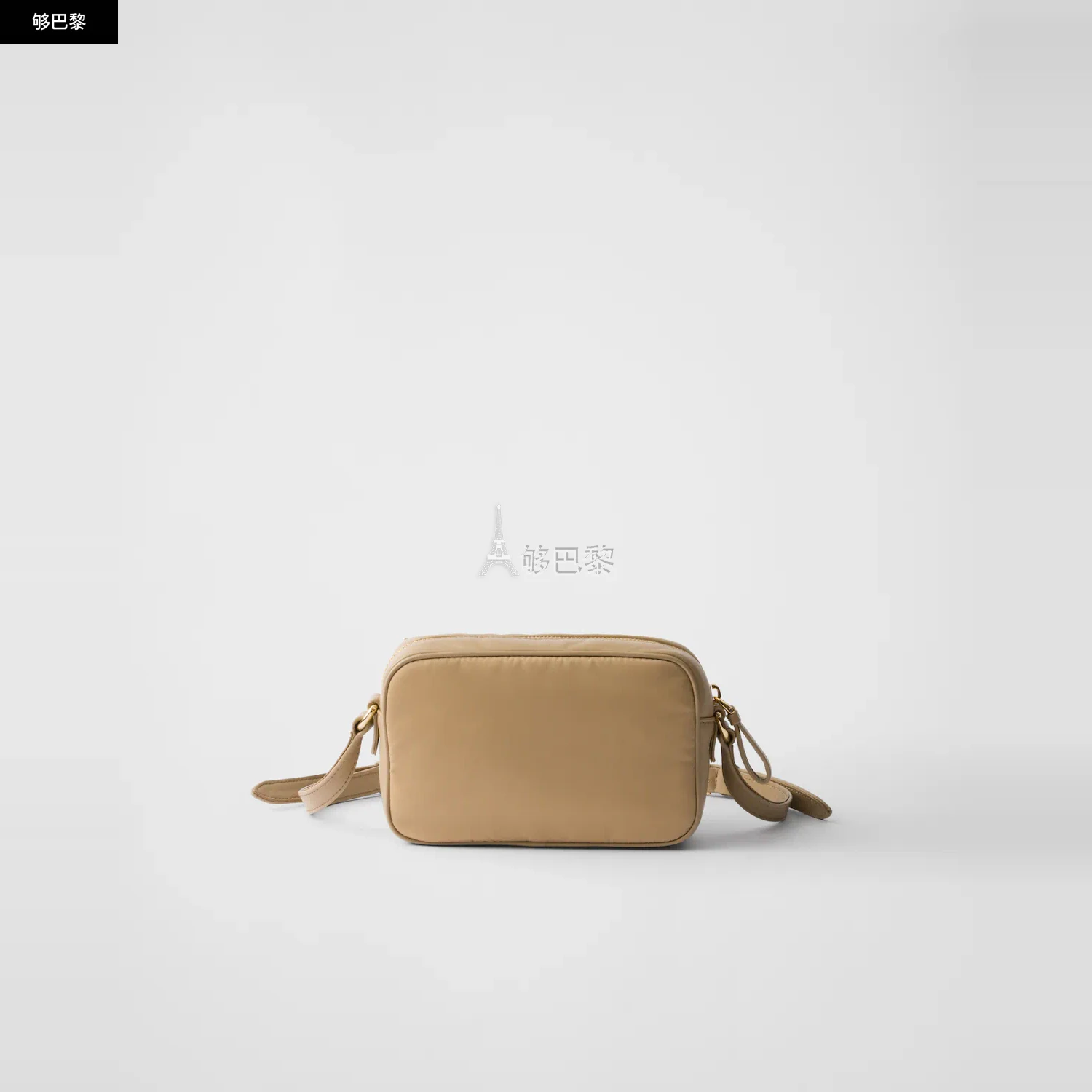 商品Prada|【预售】 普拉达 25春夏 女士 单肩包 Mini sac à bandoulière en Re-Nylon et cuir nappa avec nœud 1BH166_RP0C_F0040_V_DXO,价格¥13107,第5�张图片详细描述