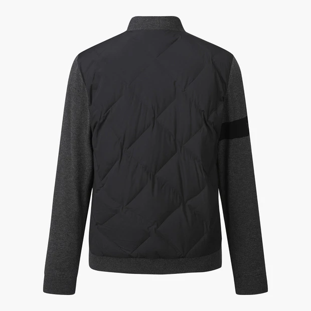 商品【预售商品15天发货】 DESCENTE|高尔夫系列男士混合针织羽绒夹克 DP42MFKOO5-BLKG,价格¥2408,第12张图片详细描述