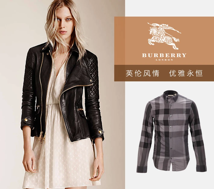 商品Burberry|Burberry 博柏利 男士经典格纹纯棉时尚长袖衬衫炭灰色 3983523,价格¥1355,第7张图片详细描述