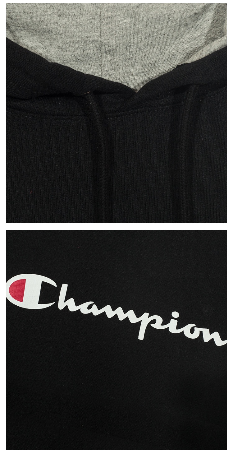 商品CHAMPION|冠军 草写logo加绒连帽卫衣 regular线 【M】GF89H-Y06794,价格¥352,第10张图片详细描述