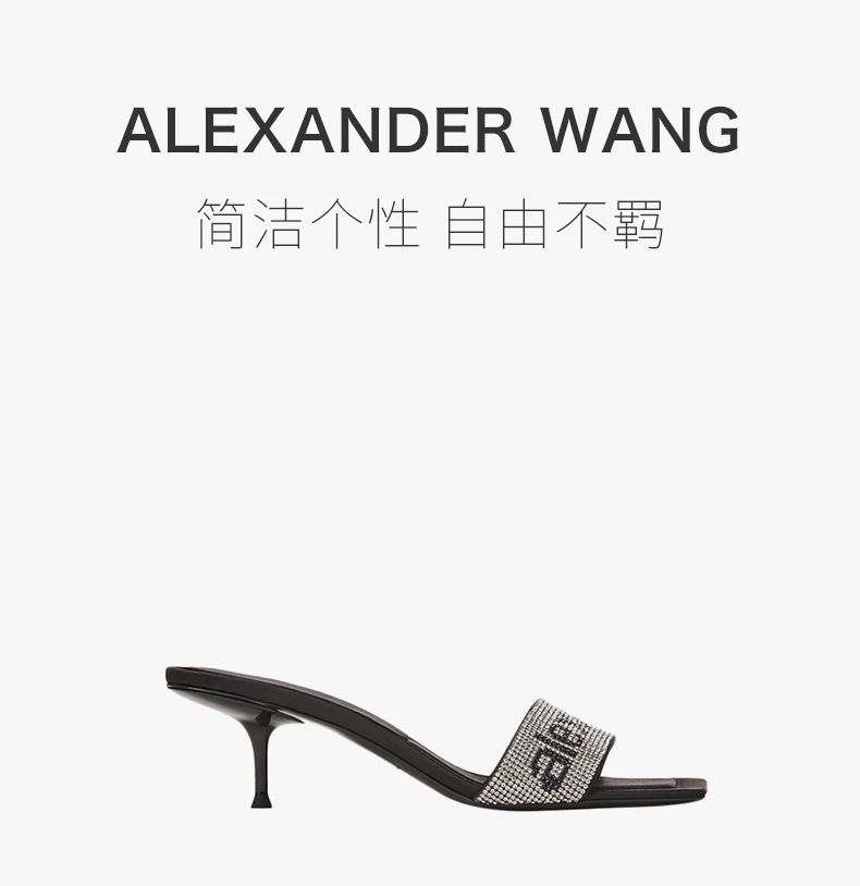 商品Alexander Wang|Alexander Wang 亚历山大·王 女士黑色高跟鞋 30C120P092-001,价格¥3904,第1张图片详细描述