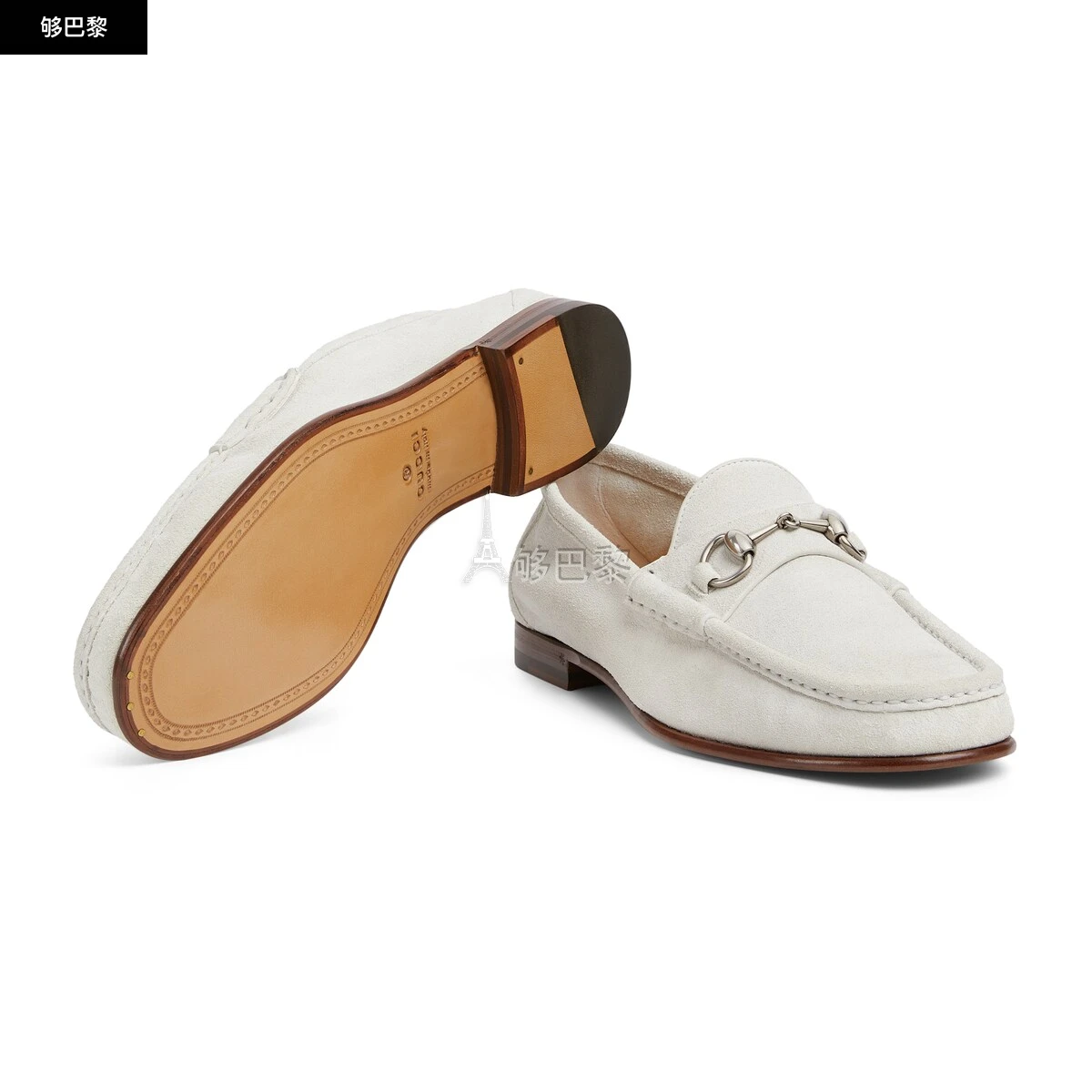 商品Gucci|【预售】 古驰 25春夏 男士 商务休闲鞋 HORSEBIT 1953马衔扣男士乐福鞋 824187 AAEGY 9509,价格¥8151,第4张图片详细描述
