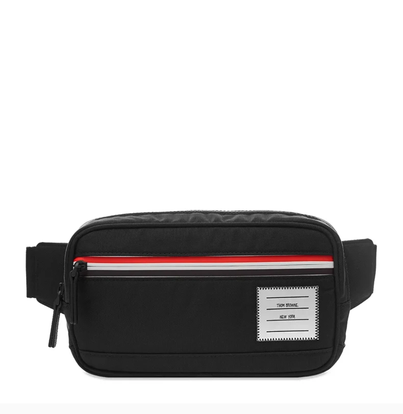 商品[国内直发] Thom Browne|THOM BROWNE 黑色男士腰包 MAG225A-06551-001,价格¥4883,第5张图片详细描述