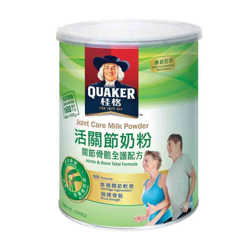 商品[国内直发] QUAKER|QUAKER 桂格活關節奶粉750克 750g,价格¥306,第1张图片详细描述