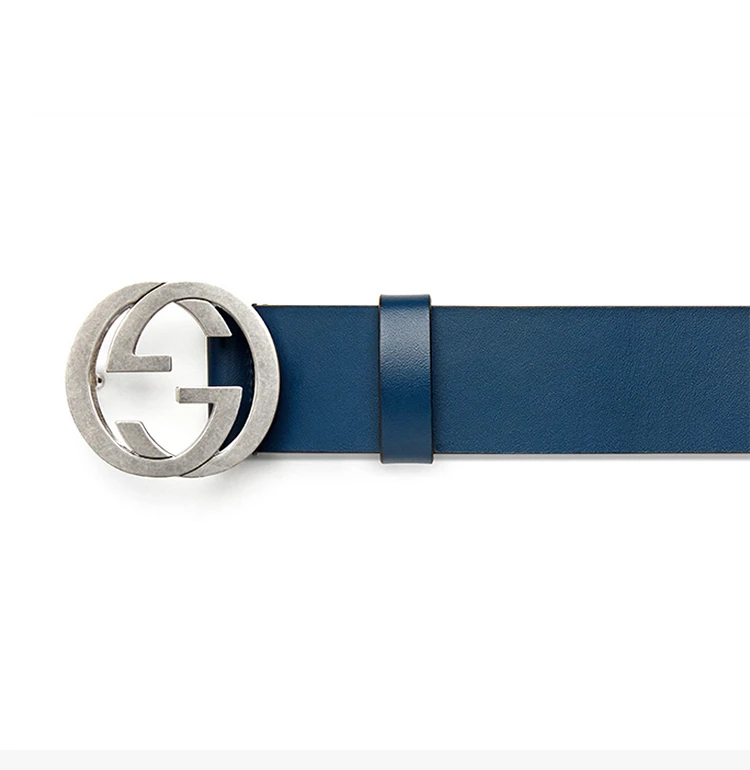 商品Gucci|GUCCI 蓝色男士腰带 368186-BGH0N-4236,价格¥2447,第7张图片详细描述