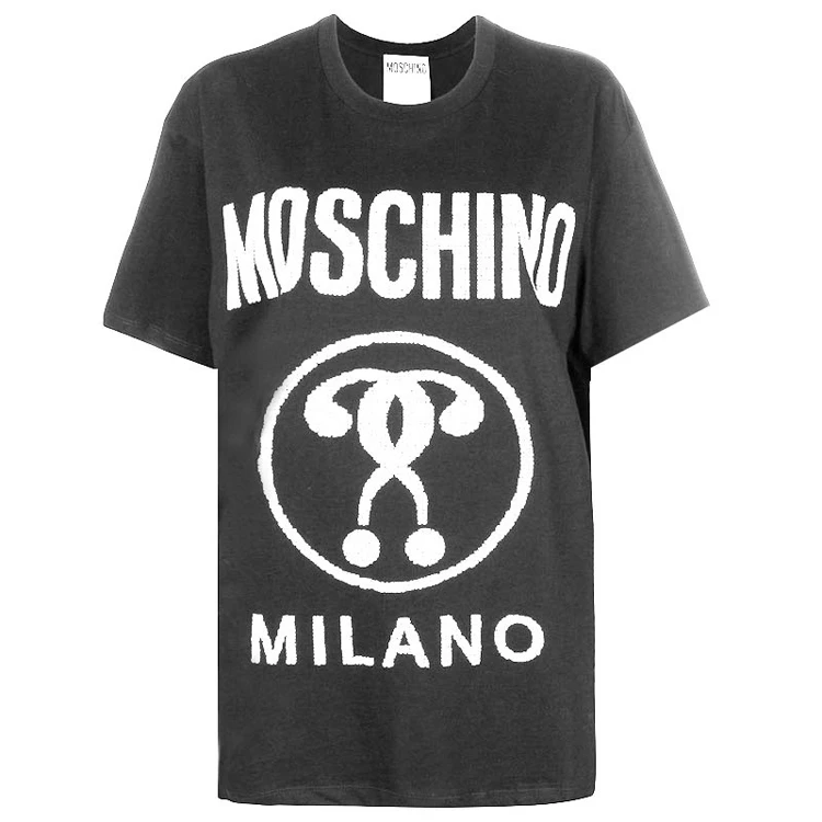 商品Moschino|MOSCHINO 灰色男士T恤 7025240-1516,价格¥990,第1张图片详细描述