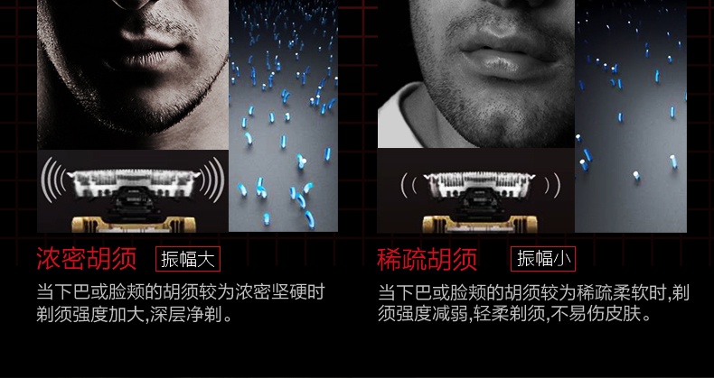 商品[国内直发] Panasonic|松下剃须刀LV64官方授权正品保证剃须刀往复式剃须5刀头全身水洗剃胡刀送男友老公,价格¥995,第9张图片详细描述