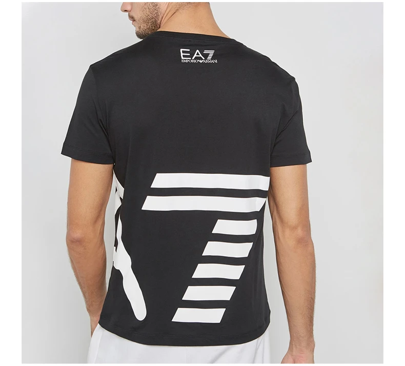 商品[国内直发] Emporio Armani|EMPORIO ARMANI 黑色男士T恤 3ZPT38-PJM9Z-1200,价格¥603,第5张图片详细描述