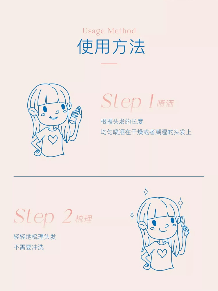 商品Minois paris|巴黎宝宝儿童免洗柔发喷雾 300ml 清爽护发轻盈滋养,价格¥212,第9张图片详细描述