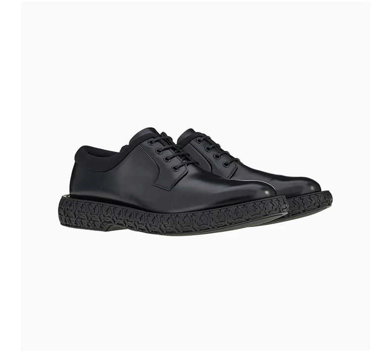 商品Salvatore Ferragamo|SALVATORE FERRAGAMO 黑色男士运动鞋 0750550,价格¥3701,第5张图片详细描述