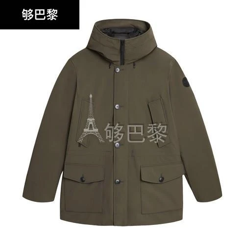 商品Woolrich|包邮包税【预售7天发货】 WOOLRICH 男士 风衣 Arctic 弹力面料风衣  WOOKP4QGGEE,价格¥6956,第3张图片详细描述