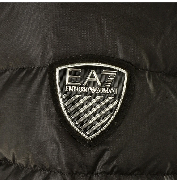 商品[国内直发] Emporio Armani|EMPORIO ARMANI 黑色男士羽绒服 6YPB14-N22Z-1200,价格¥1528,第7张图片详细描述