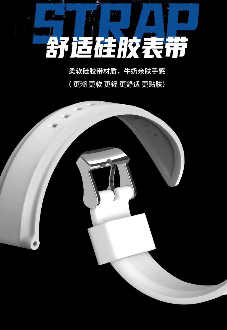 商品[国内直发] MLB|欧美潮流创意潮酷表盘中性情侣潮流女士小众腕表MLB-NY22064-WP58,价格¥517,第7张图片详细描述