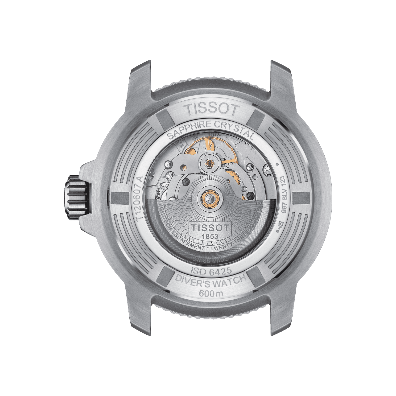 商品[国内直发] Tissot|天梭海星2000系列橡胶带80机芯机械男表T120.607.17.441.00 支持中检鉴定假一赔三,价格¥9256,第3张图片详细描述