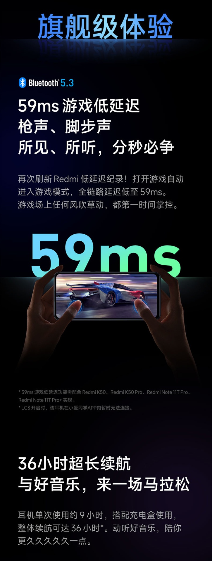 商品[国内直发] XIAOMI|小米Redmi Buds4 Pro真无线降噪蓝牙耳机入耳式,价格¥732,第10张图片详细描述