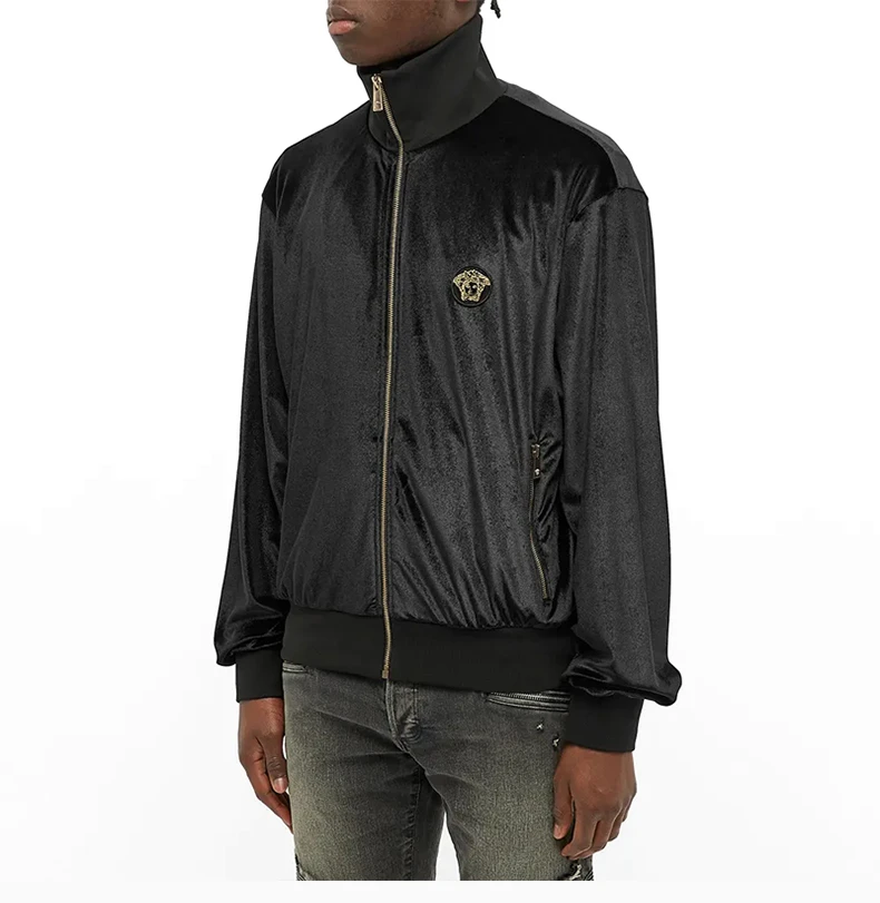商品Versace|VERSACE 范思哲 男士黑色外套 A87478-A234467-A1008,价格¥5111,第5张图片详细描述