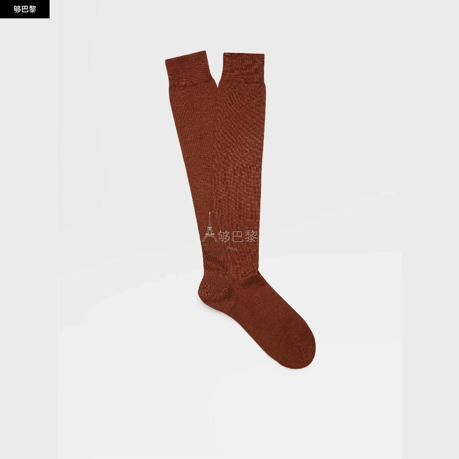 商品Zegna|【预售】 杰尼亚 24秋冬 男士 袜子 VICUNA EVERYDAY TRIPLE X MID CALF SOCKS N5V40-526-222,价格¥399,第2张图片详细描述