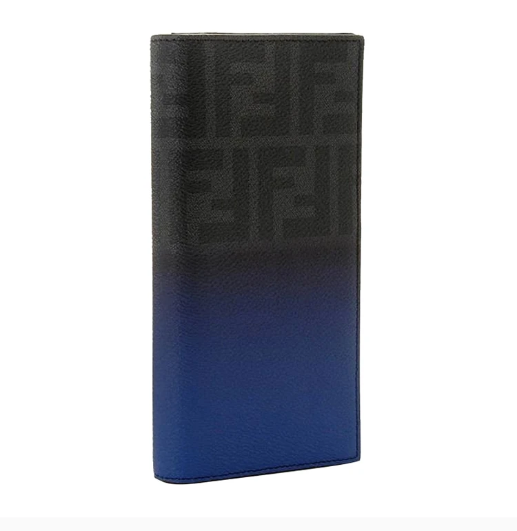 商品[国内直发] Fendi|FENDI 男士拼色长款钱夹 7M0186-N8N-F0R3V,价格¥2519,第5张图片详细描述