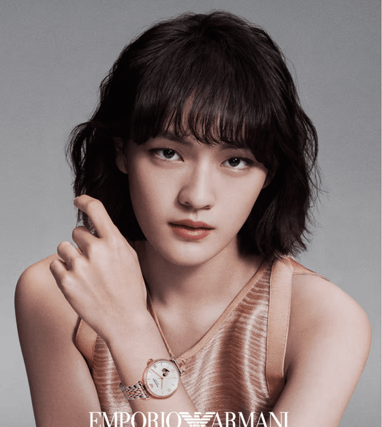 商品[国内直发] Emporio Armani|Armani阿玛尼机械满天星手表女士 玫瑰金腕表AR60049,价格¥2010,第1张图片详细描述