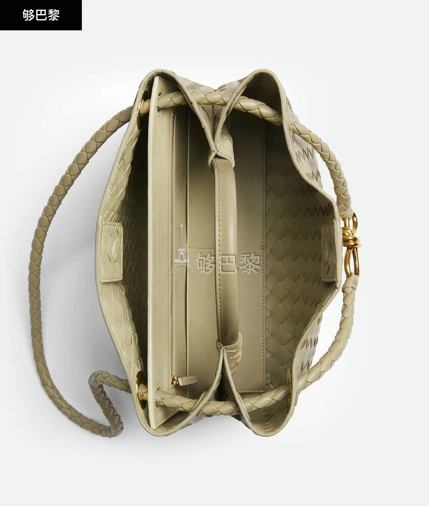 商品Bottega Veneta|【预售】 BV葆蝶家 24秋冬 女士 手提包 Andiamo Moyen Format 766016VCPP12943,价格¥36581,第6张图片详细描述