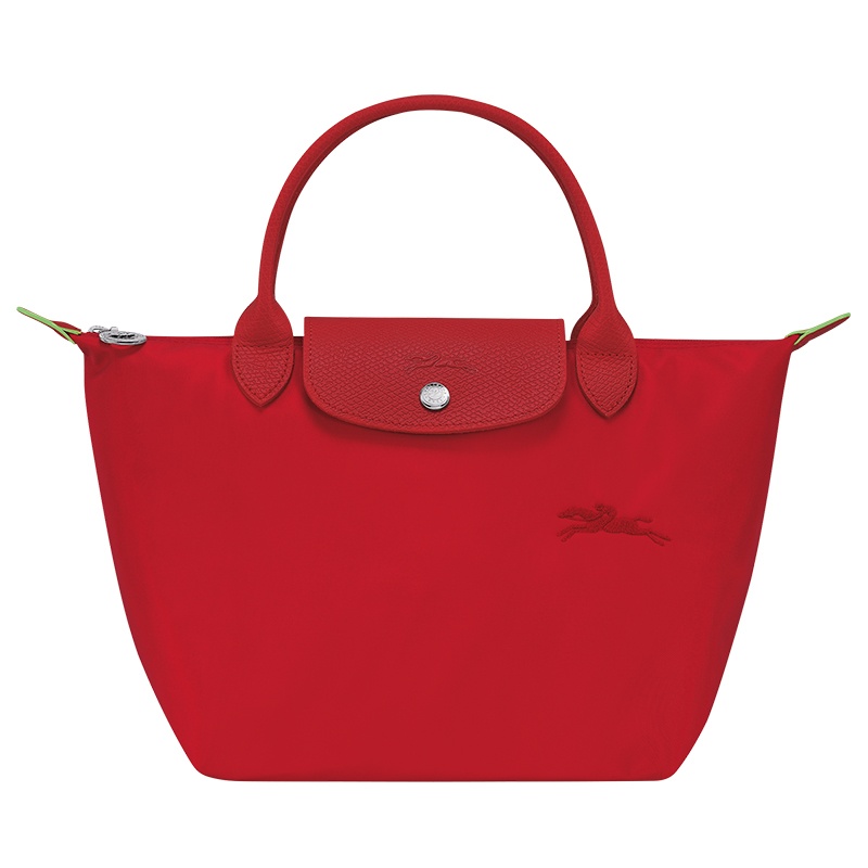 商品Longchamp|LONGCHAMP/珑骧 女士灰色帆布银色五金按扣拉链开合小号手提包,价格¥716,第8张图片详细描述