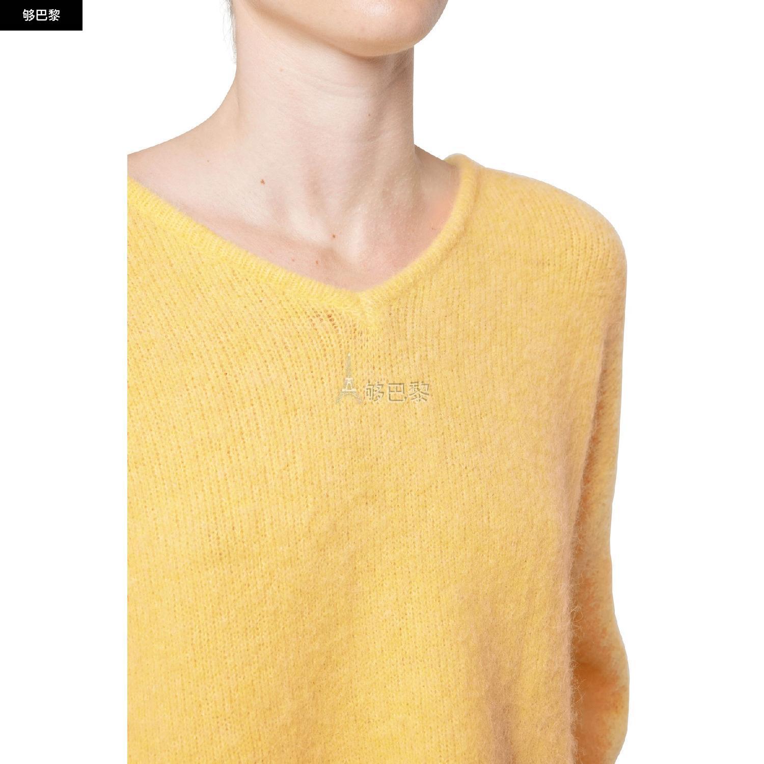 商品American Vintage|【特惠9.0折】包邮包税【预售7天发货】 AMERICAN VINTAGE 23秋冬 女士 针织衫 East 针织衫 AMVHE549YE1,价格¥1602,第7张图片详细描述