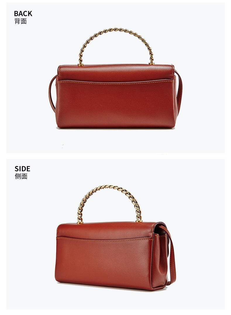 商品[国内直发] Coach|蔻驰女包新款斜挎包奢侈品女士Blair小号单肩斜挎包拼色人造革配牛皮革礼物送女友C2626 B4SB7,价格¥1240,第9张图片详细描述