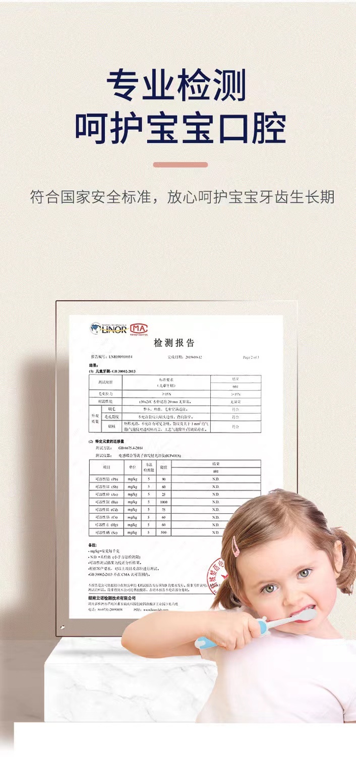 商品[国内直发] INBER|婴蓓儿童牙刷软毛超细2-10岁以上婴幼儿宝宝学生可用护齿5支装,价格¥20,第1张图片详细描述