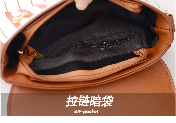 商品[国内直发] GLENVINTEN|格岚云顿爆款个性钢琴包撞色刺绣小方包少女甜美个性钢琴音符小挎包手提女包,价格¥155,第9张图片详细描述
