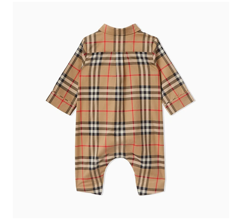 商品Burberry|BURBERRY 卡其色婴幼儿连体衣 8054128,价格¥1324,第6张图片详细描述