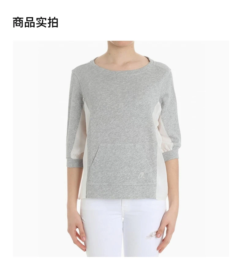 商品Emporio Armani|EMPORIO ARMANI 灰色女士卫衣/帽衫 3Z2M79-2JPXZ-0616,价格¥829,第5张图片详细描述