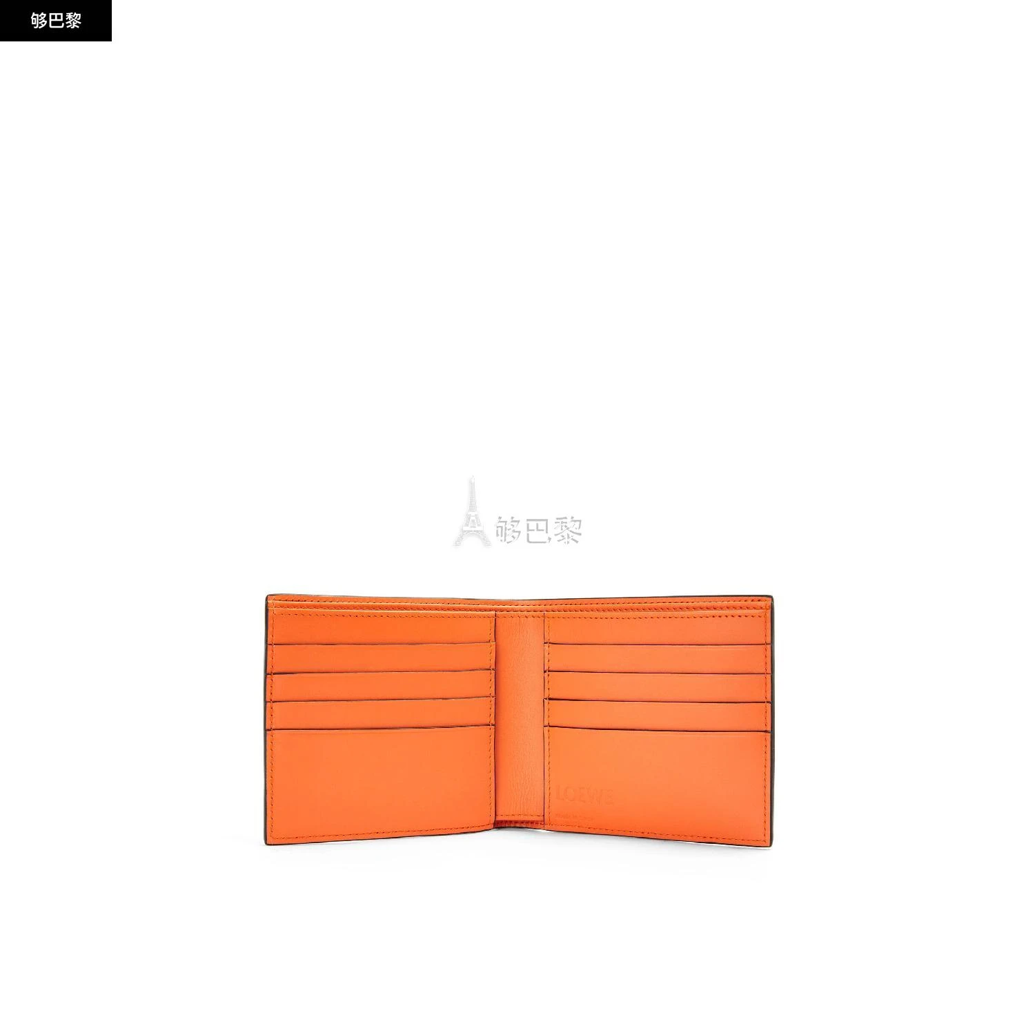 商品Loewe|包邮包税【预售7天发货】 LOEWE罗意威 23秋冬 男士 零钱包 Signature bifold wallet in calfskin C314302X01-4158,价格¥3564,第5张图片详细描述