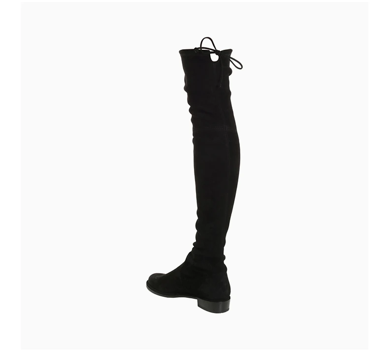 商品Stuart Weitzman|STUART WEITZMAN 女士踝靴 LOWLAND-SUEDE-STR-BLK,价格¥3356,第8张图片详细描述