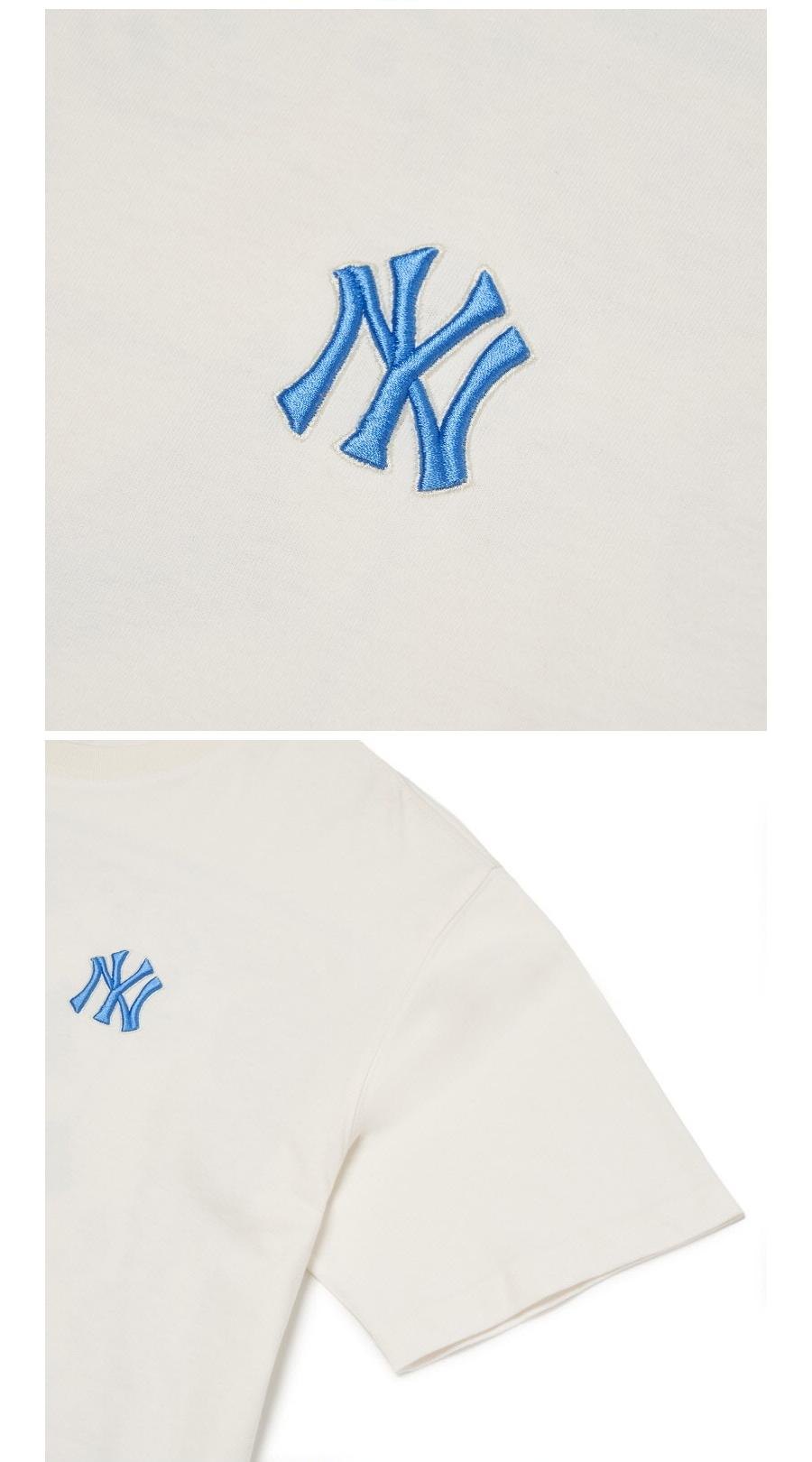 商品MLB|【韩国直邮|包邮包税】MLB 美联棒 白色腰果花T恤衫 3ATS52023-50IVSL,价格¥316,第10张图片详细描述