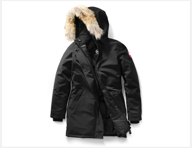 商品[国内直发] Canada Goose|CANADA GOOSE 黑色女士羽绒服 3037L-BLACK,价格¥7420,第6张图片详细描述