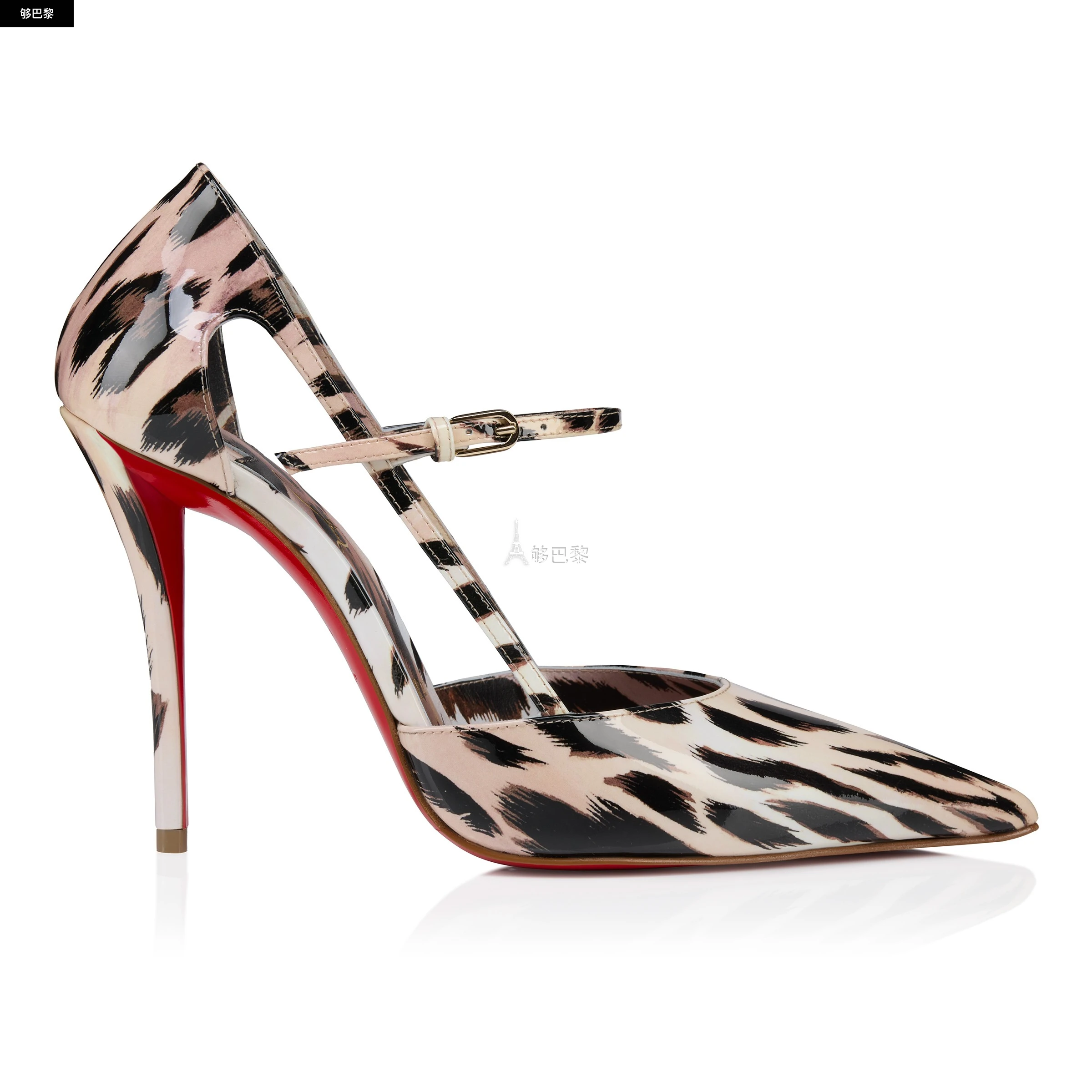 商品Christian Louboutin|【预售】 CL红底鞋 25春夏 女士 高跟鞋 Miss Z Strap 12509409002,价格¥9427,第4张图片详细描述