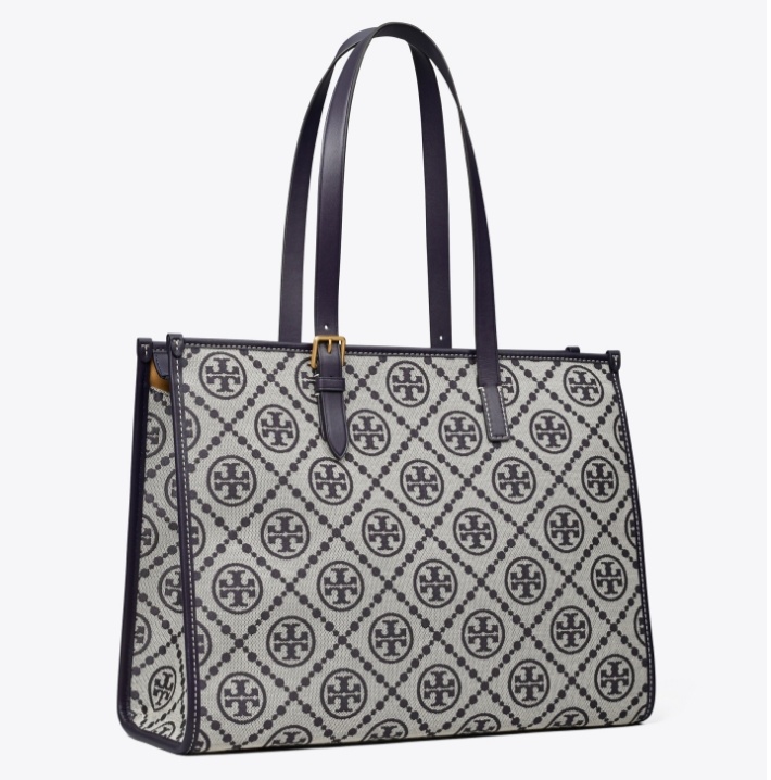 商品Tory Burch|汤丽柏琦老花满印T Monogram 手提单肩托特包(香港仓发货),价格¥2599,第16张图片详细描述