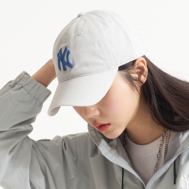 商品MLB|【韩国直邮|包邮包税】美联棒MLB 灰白色 蓝NY标 棒球帽 遮阳帽 3ACP6601NK002450GRSFREE,价格¥185,第13张图片详细描述