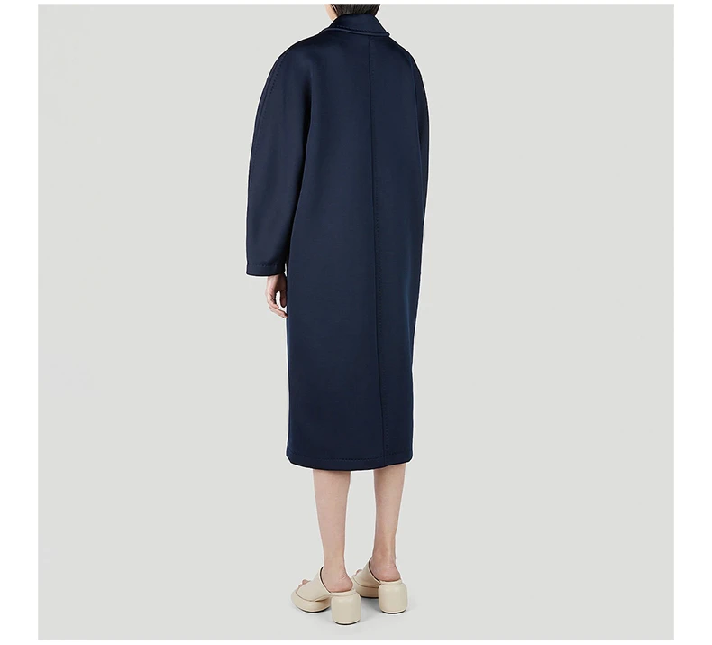 商品[国内直发] Max Mara|MAX MARA 藏蓝色女士大衣 2319010331-600-012,价格¥6593,第7张图片详细描述